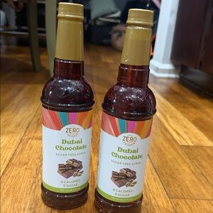 NWT Zero Dubai Chocolate Syrup
